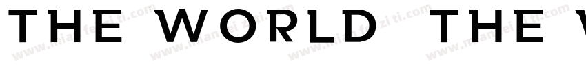 the World, the Word, You!字体转换